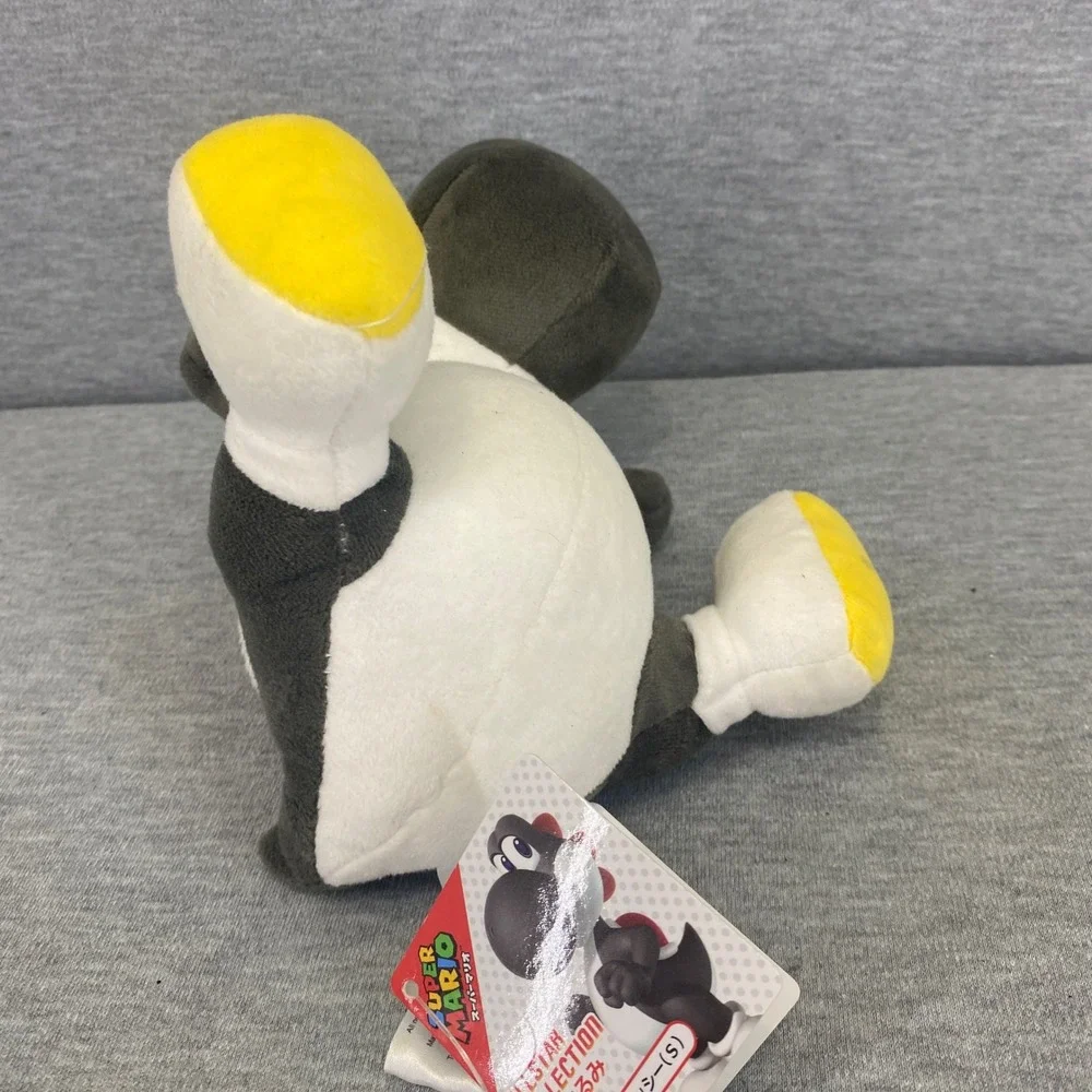 Nintendo Black Yoshi Plush Small Gray All Star Collection Little Buddy 7 in